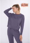 Solid Relaxed Sweatshirt (Sold Separately from Sweatpants)