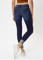Low Rise Cuffed Ankle Jean