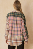 Multi Pattern A-Symmetrical Flannel